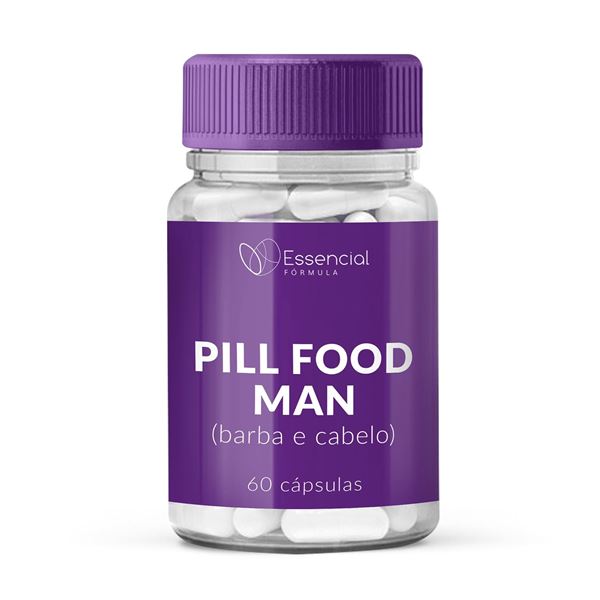 Pill Food Man (Barba e Cabelo) 60 Cápsulas
