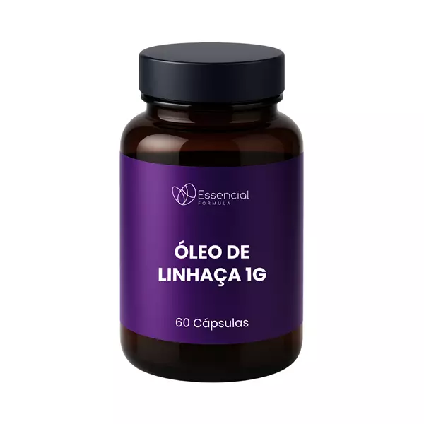 Óleo de Linhaça 1G 60 Cápsulas
