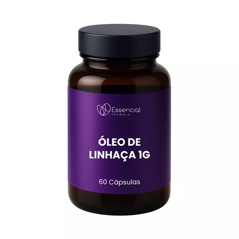 Óleo de Linhaça 1G 60 Cápsulas