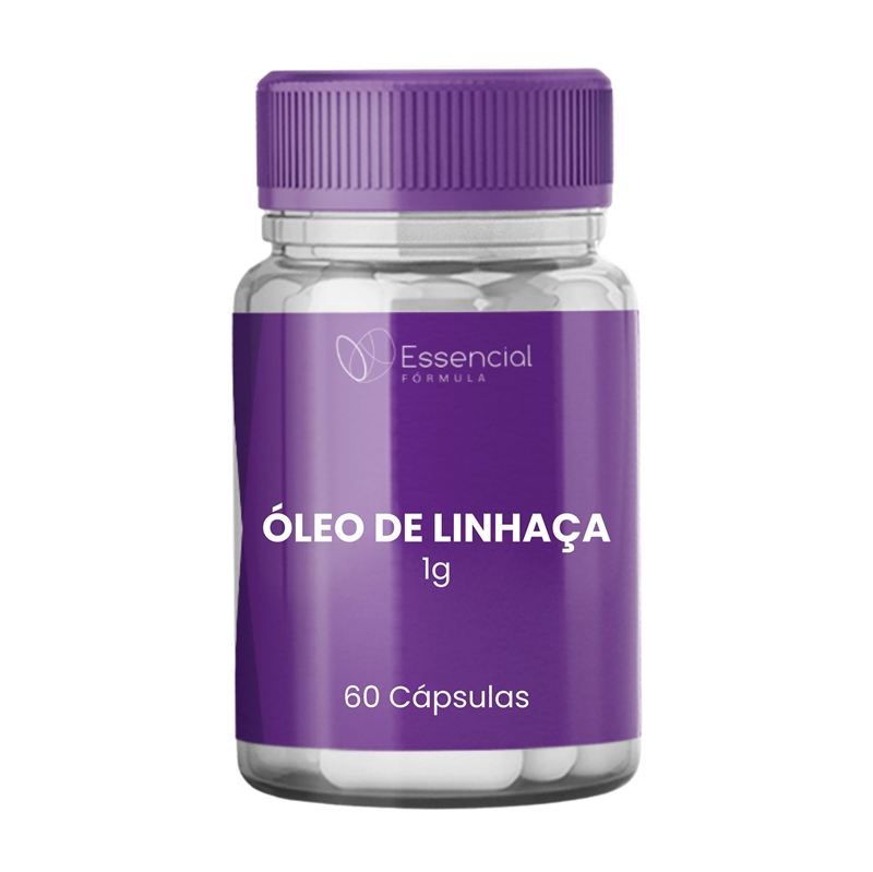 Óleo de Linhaça 1G 60 Cápsulas