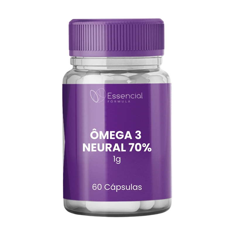 Ômega 3 Neural 1G 70% 60 Cápsulas