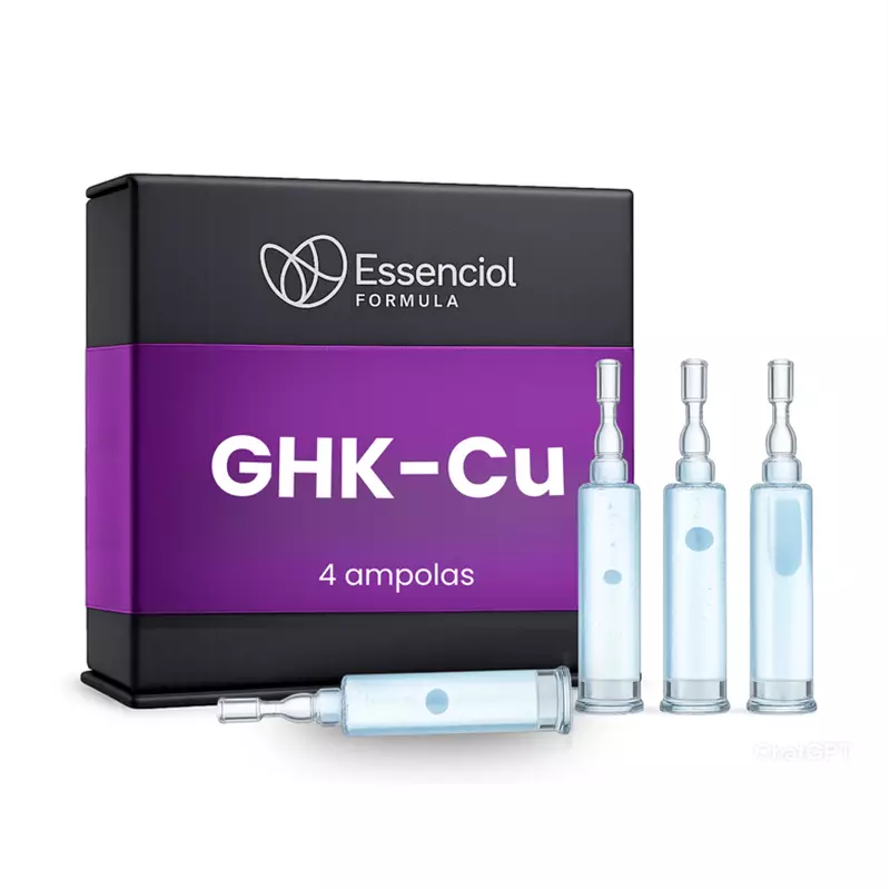 GHK-Cu Sérum De Tratamento De Choque 4 Ampolas